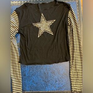 Girls star cropped top